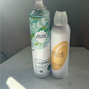 Herbal Essences and Oscar Blandi Hairspray Duo